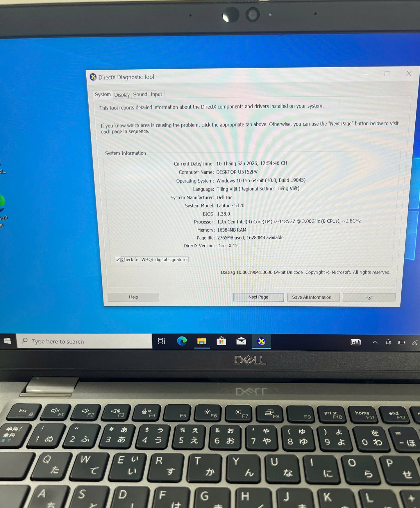 Dell Latitude 5320