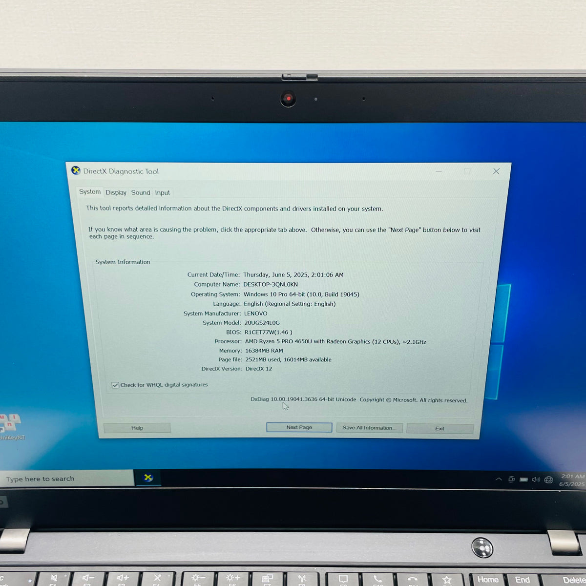 Lenovo ThinkPad X13 Gen 1 13.3" FHD AMD Ryzen 5 PRO 4650U Ram 16GB SSD 256GB