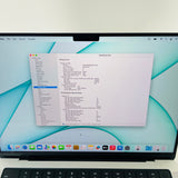 Macbook Pro 2021 M1 Pro  14" 3K Retina Chip M1 Pro Ram 16GB SSD 512GB