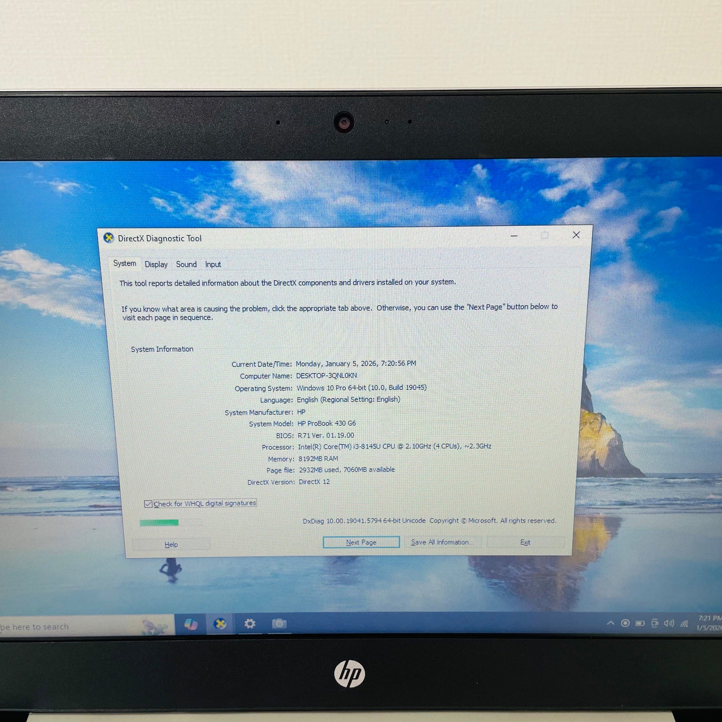 HP Probook 430 G6