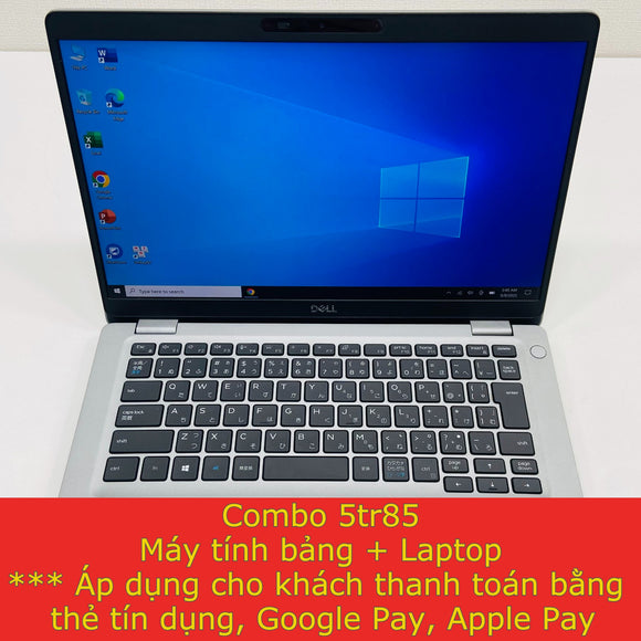 Combo Laptop Dell Latitude 5310 Cảm ứng + Máy tính bảng Lenovo 5tr85