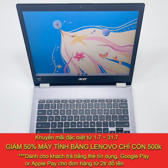 Acer Chromebook Spin 13 (CP713-1WN) i5 8th Ram 8GB SSD 64GB cảm ứng gập xoay