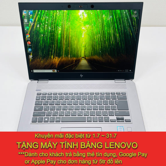 HP Zbook Studio G5 Mobile Workstation i7 8750H Ram 16GB SSD 512GB Card rời  Quadro P1000 4GB