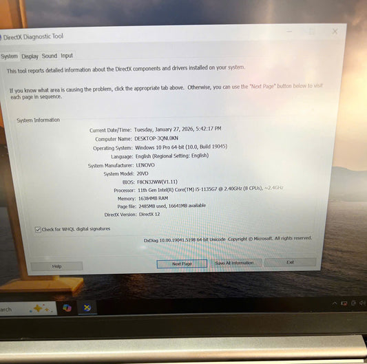 Lenovo thinkbook 14 G2 ITL
